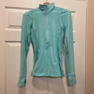 lululemon star runner 1/2 zip long sleeve. Size 4.  Blue